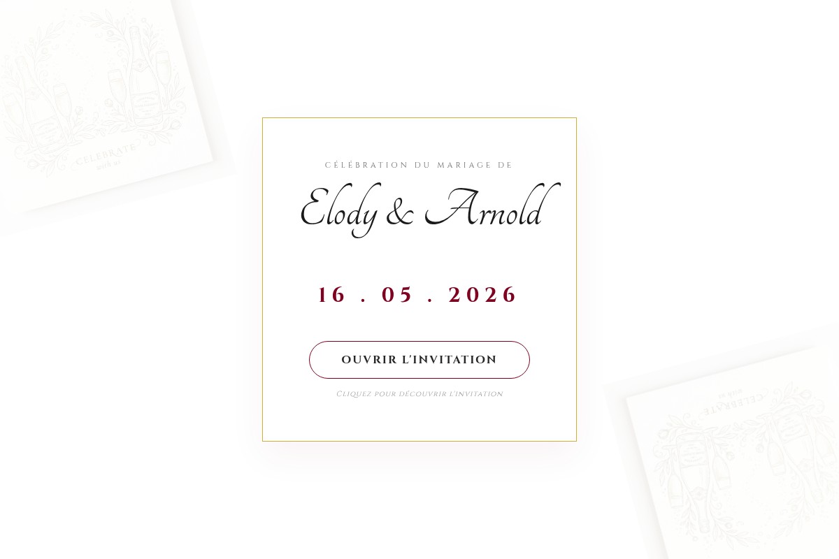 Mariage Elody & Arnold